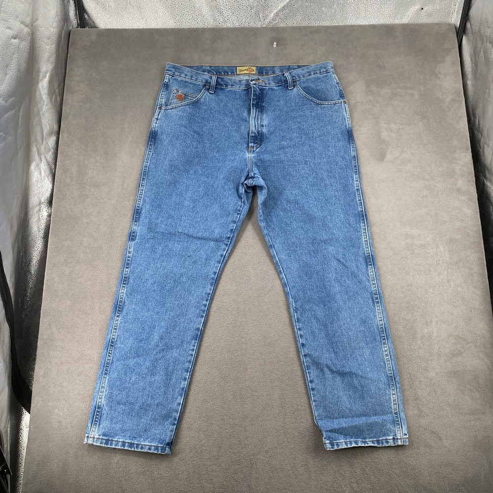 Wrangler 20X No. 42 Vintage Relaxed Fit Mens Blue Denim Jeans 40x32 1022MWXVM